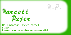 marcell pujer business card